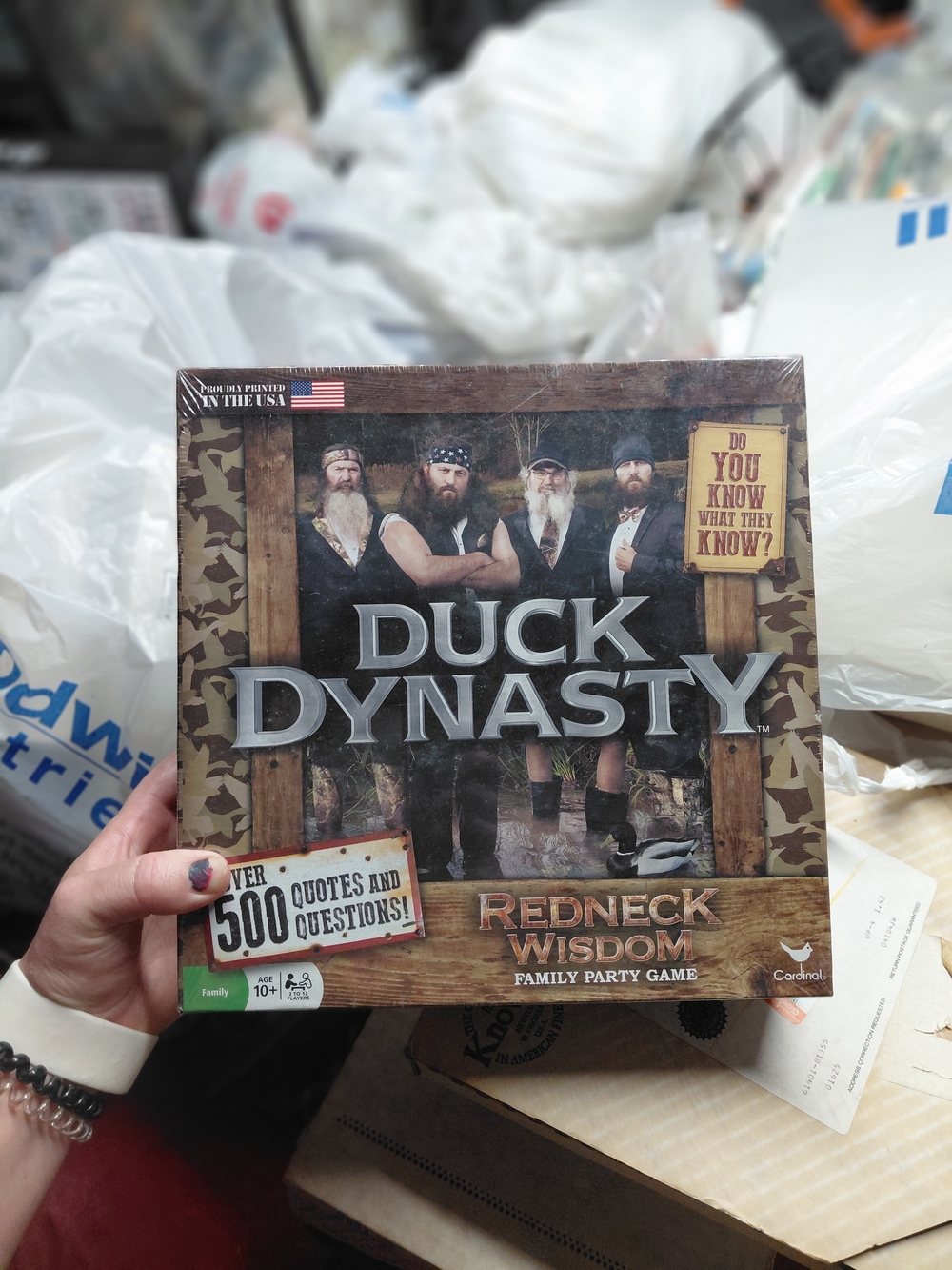 Cardinal Industries "Duck Dynasty Redneck Wisdom"  Party Board Game. Sealed New